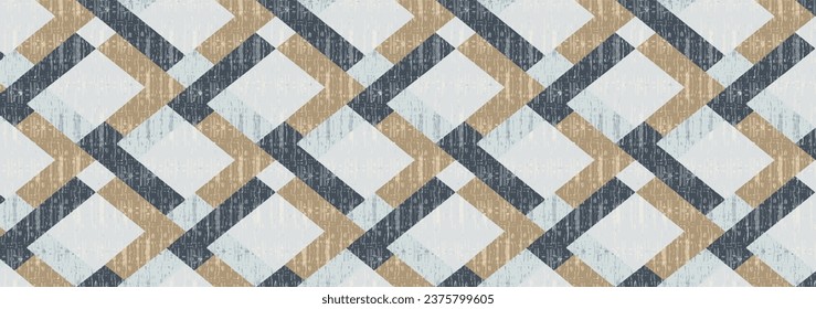 Seamless abstract geometric pattern vector