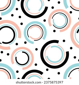 Seamless abstract  geometric pattern. Vector Illustration