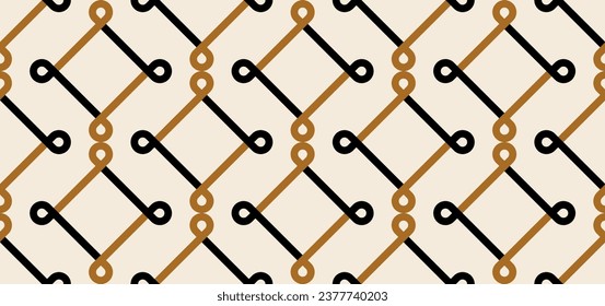 Seamless abstract  geometric pattern. Vector Illustration