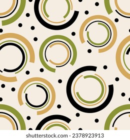 Seamless abstract geometric pattern. Vector Illustration