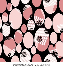 Seamless abstract geometric pattern. Vector Illustration