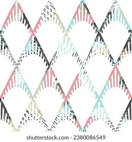 Seamless abstract geometric pattern. Vector Illustration
