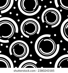 Seamless abstract geometric pattern. Vector Illustration