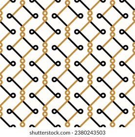 Seamless abstract geometric pattern. Vector Illustration