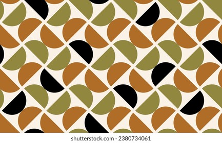 Seamless abstract geometric pattern. Vector Illustration