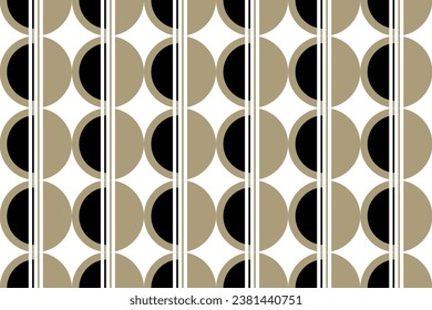 Seamless abstract geometric pattern. Vector Illustration.