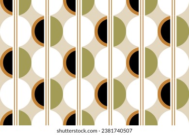 Seamless abstract geometric pattern. Vector Illustration.