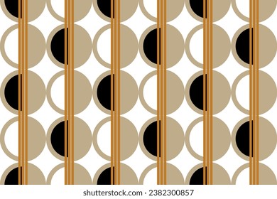 Seamless abstract geometric pattern. Vector Illustration.