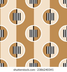 Seamless abstract geometric pattern. Vector Illustration.