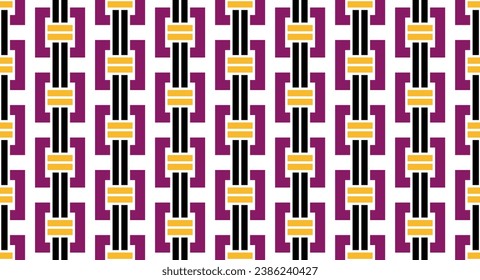 Seamless abstract geometric pattern. Vector Illustration.