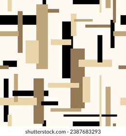 Seamless abstract geometric pattern. Vector Illustration.