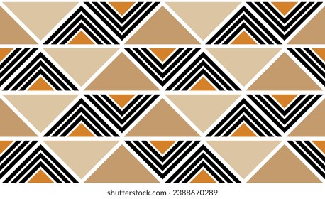 Seamless abstract geometric pattern. Vector Illustration.