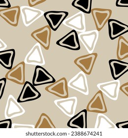 Seamless abstract geometric pattern. Vector Illustration.