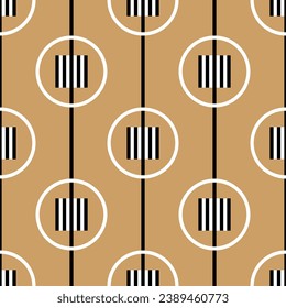 Seamless abstract geometric pattern. Vector Illustration.