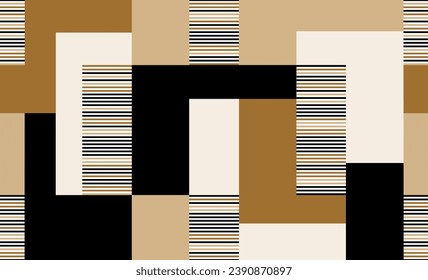 Seamless abstract geometric pattern. Vector Illustration.