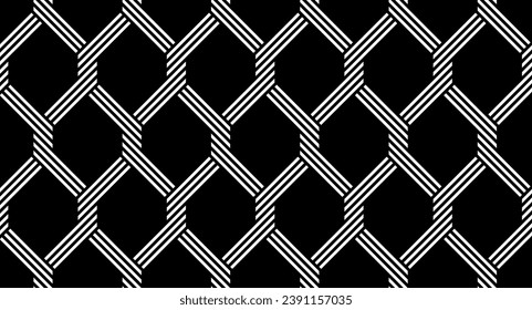 Seamless abstract geometric pattern. Vector Illustration.
