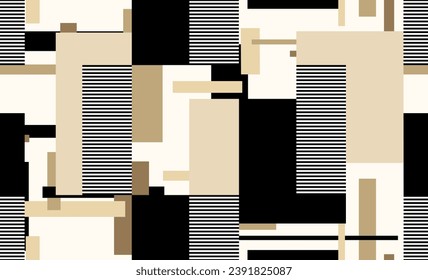 Seamless abstract geometric pattern. Vector Illustration.