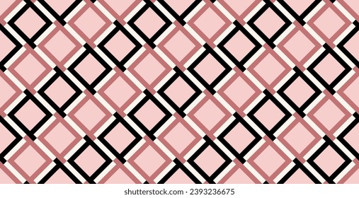Seamless abstract geometric pattern. Vector Illustration.