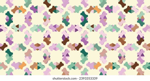 Seamless abstract geometric pattern. Vector Illustration. 