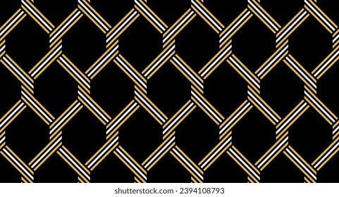 Seamless abstract geometric pattern. Vector Illustration.