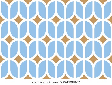 Seamless abstract geometric pattern. Vector Illustration.