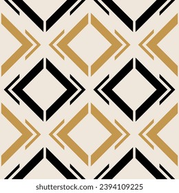 Seamless abstract geometric pattern. Vector Illustration.