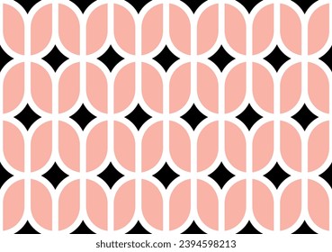 Seamless abstract geometric pattern. Vector Illustration.