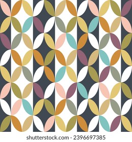 Seamless abstract geometric pattern. Vector Illustration.