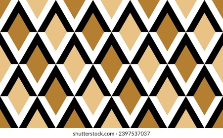 Seamless abstract geometric pattern. Vector Illustration.