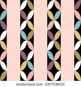 Seamless abstract geometric pattern. Vector Illustration.