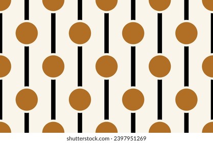 Seamless abstract geometric pattern. Vector Illustration.