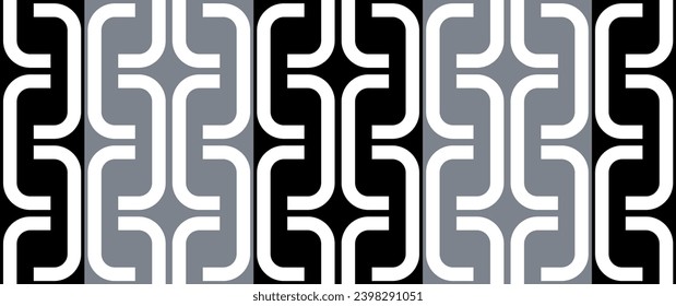 Seamless abstract geometric pattern. Vector Illustration.
