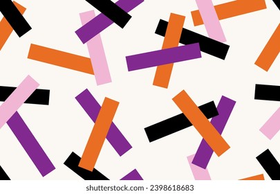 Seamless abstract geometric pattern. Vector Illustration.