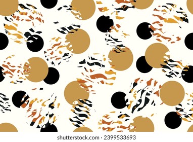 Seamless abstract geometric pattern. Vector Illustration.