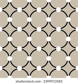 Seamless abstract geometric pattern. Vector Illustration.