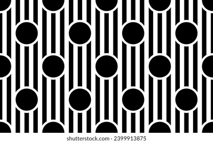 Seamless abstract geometric pattern. Vector Illustration.