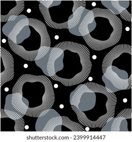 Seamless abstract geometric pattern. Vector Illustration.