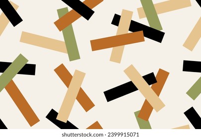 Seamless abstract geometric pattern. Vector Illustration.