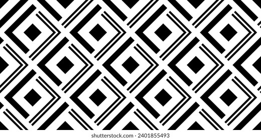 Seamless abstract geometric pattern. Vector Illustration.