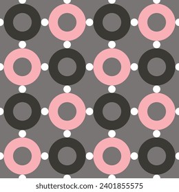 Seamless abstract geometric pattern. Vector Illustration.