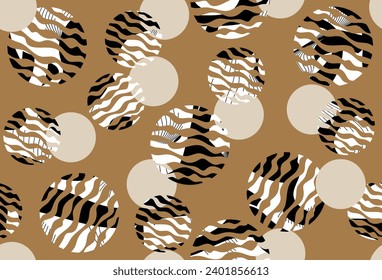 Seamless abstract geometric pattern. Vector Illustration.