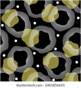 Seamless abstract geometric pattern. Vector Illustration.