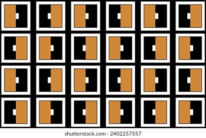 Seamless abstract geometric pattern. Vector Illustration.