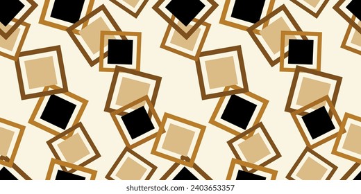 Seamless abstract geometric pattern. Vector Illustration.