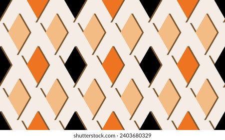 Seamless abstract geometric pattern. Vector Illustration.