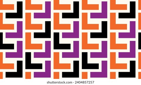Seamless abstract geometric pattern. Vector Illustration.