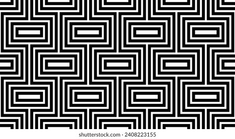 Seamless abstract geometric pattern. Vector Illustration.