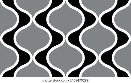 Seamless abstract geometric pattern. Vector Illustration.