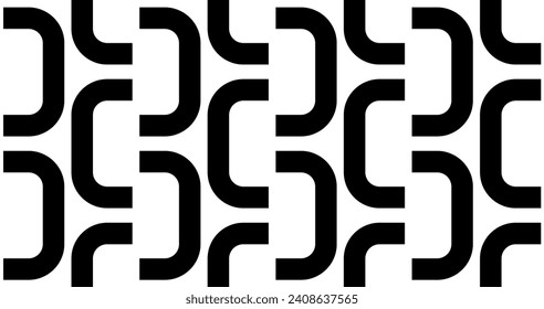 Seamless abstract geometric pattern. Vector Illustration.