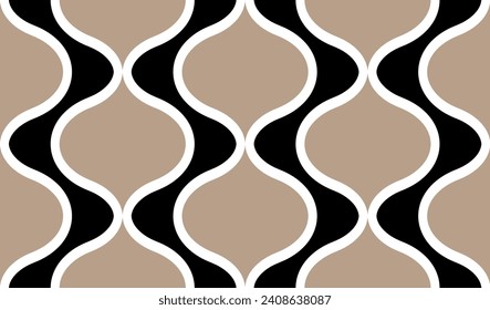 Seamless abstract geometric pattern. Vector Illustration.
